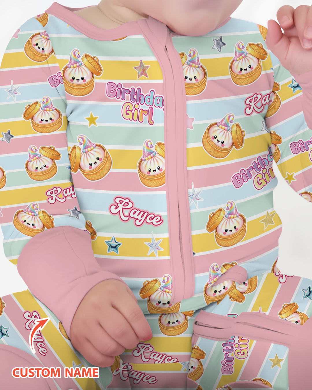 Gerippte Babykleidung mit individuellem Foto - Weich &amp; Skizzenhaft