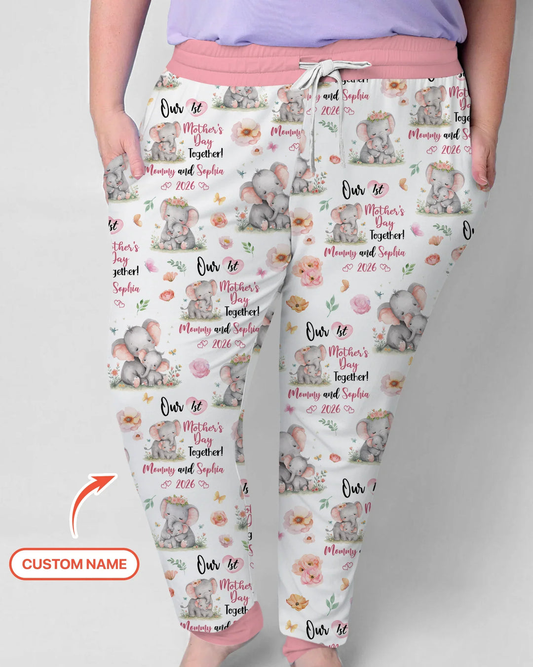 Personalized Our 1st Mother's Day Together Bamboo Women Pajama Set