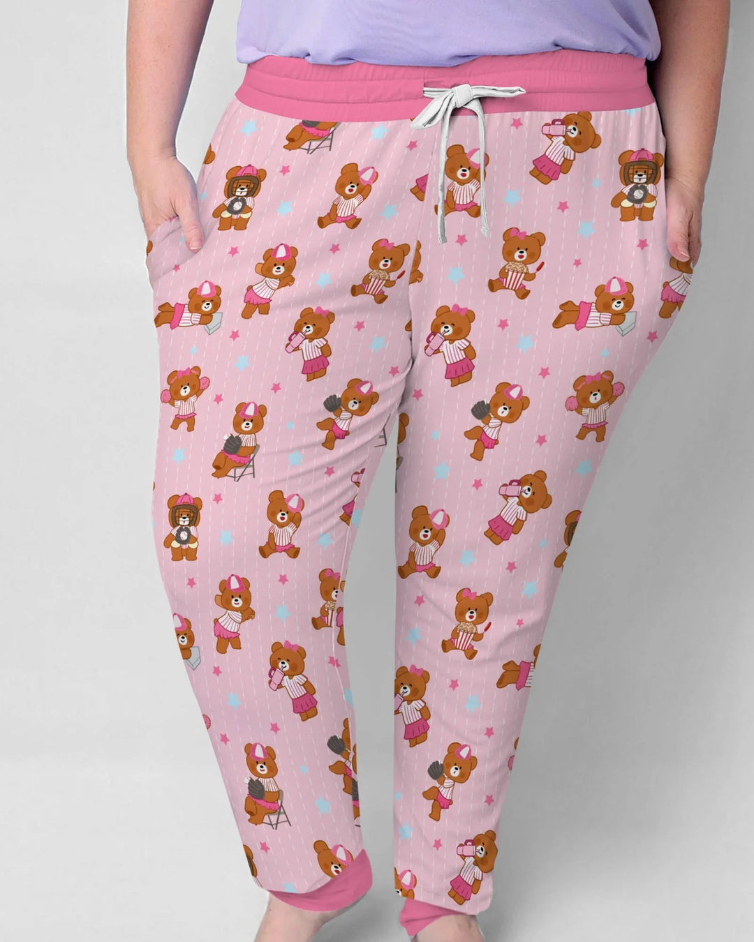Born To Play Baseball Bamboo Women Pajama Set