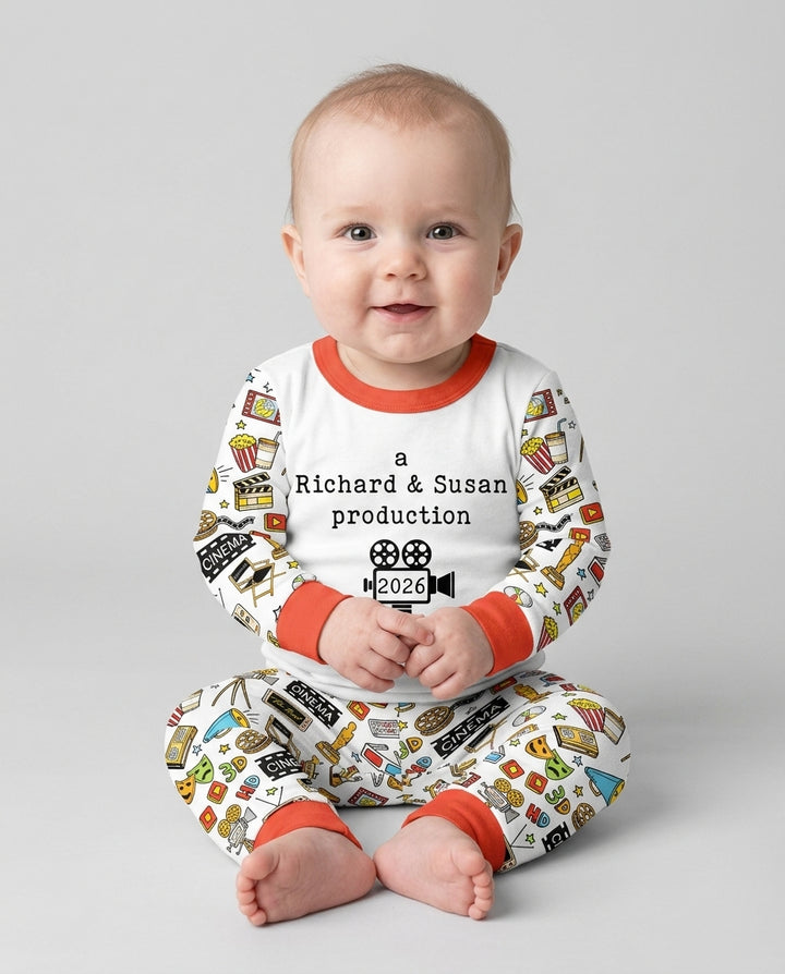 A Mom & Dad Production Bamboo Two Piece Long Sleeve Pajama Set