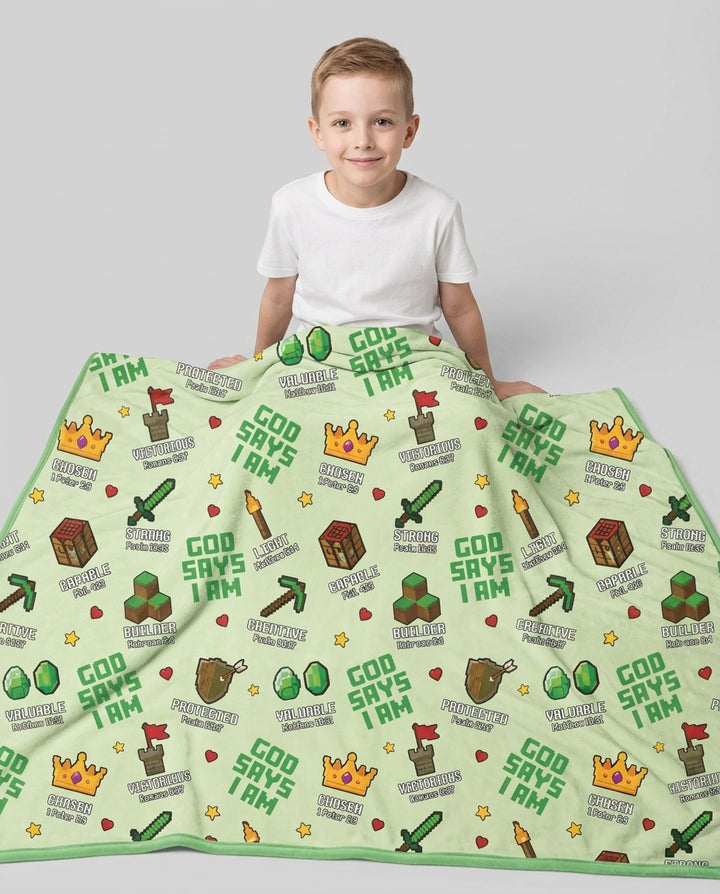 Christian Gamer Bamboo Blanket