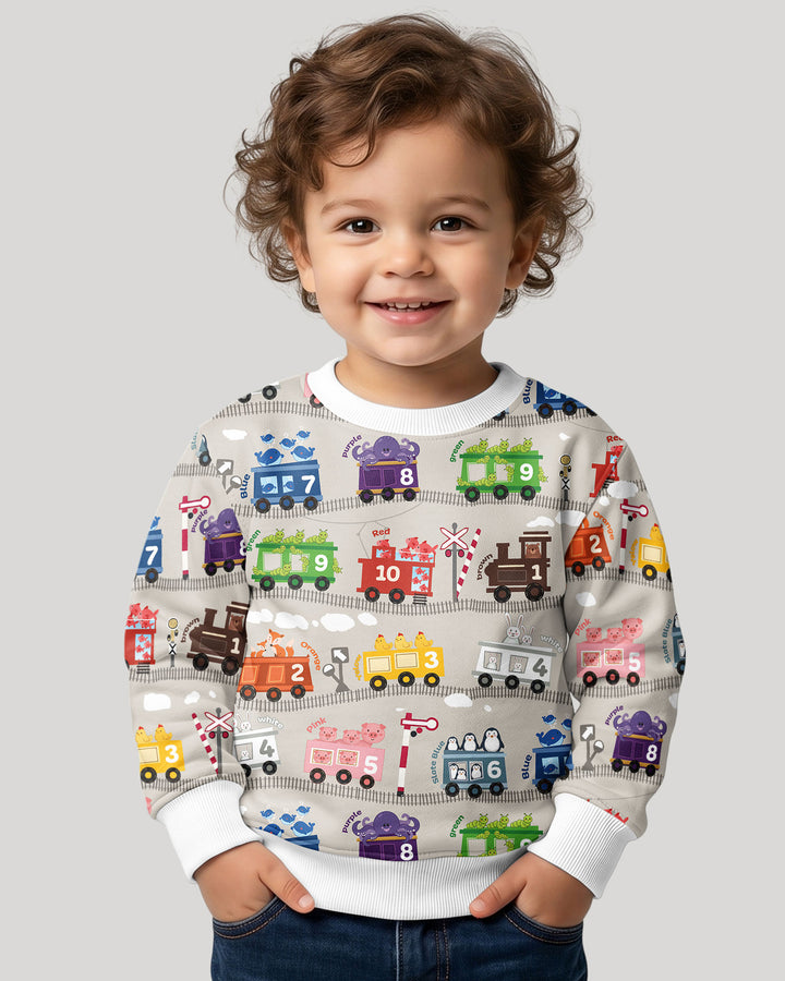 Sweatshirt mit Rundhalsausschnitt aus Bambusfaser