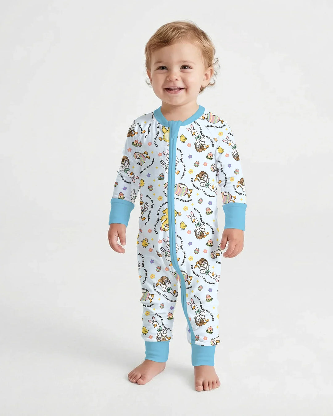 Easter Goose Family Matching Convertible Zippy