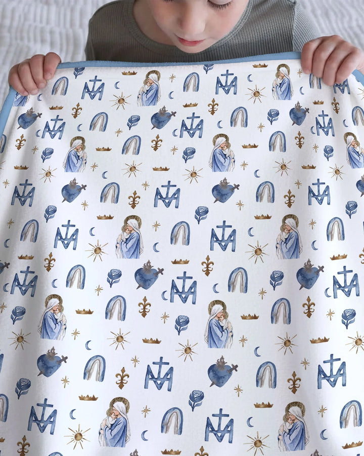 Little Ave Maria Bamboo Blanket