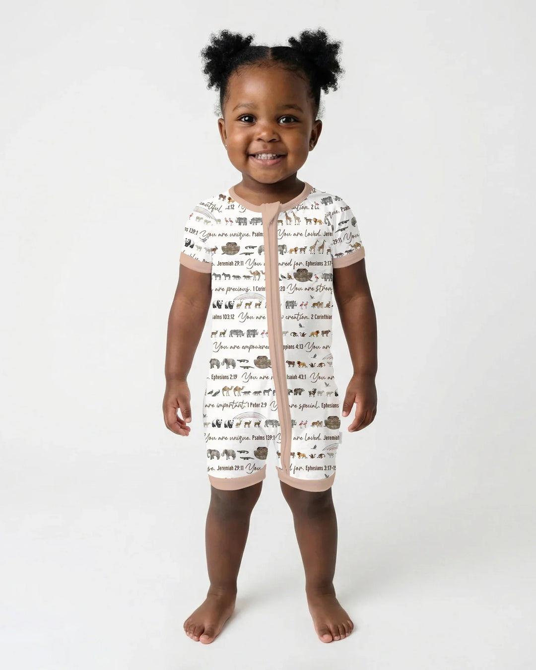 Biblical Noah's Ark Bamboo Shorty Zippy