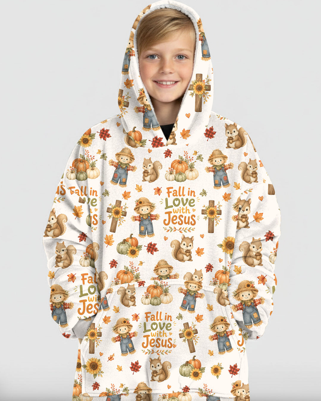 Plantilla de Sudadera Manta de Bambú Personalizada