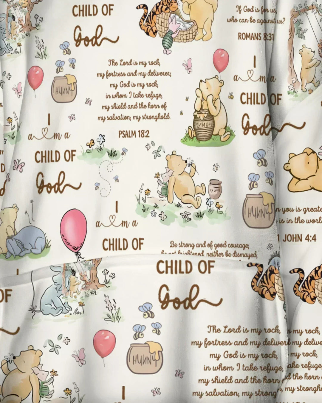 Child of God Whimsy Woodland Wearable Blanket Hoodie