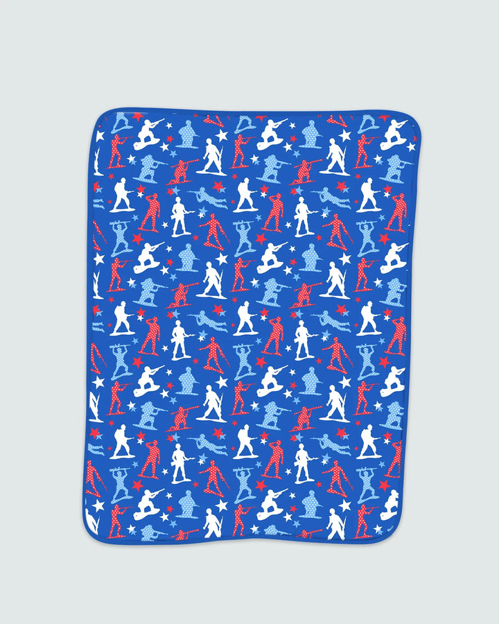 Army Toys 4th of July Bamboo Blanket