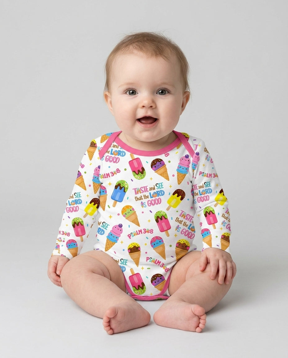 Gerippte Babykleidung mit individuellem Foto - Weich &amp; Skizzenhaft