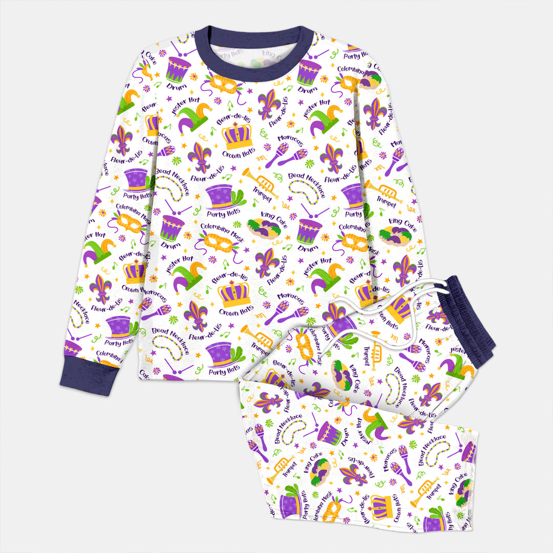 Mardi Gras Family Matching Men's Pajama Set