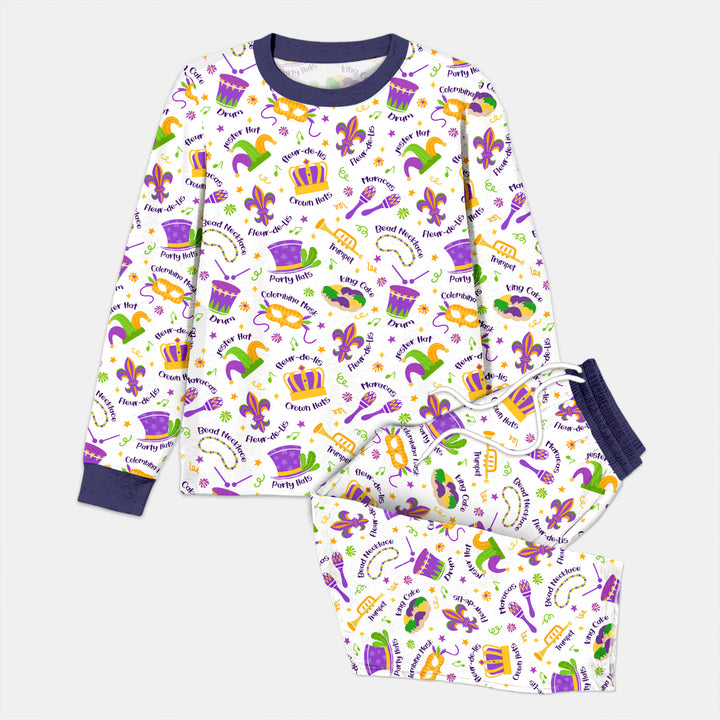 Mardi Gras Family Matching Men's Pajama Set