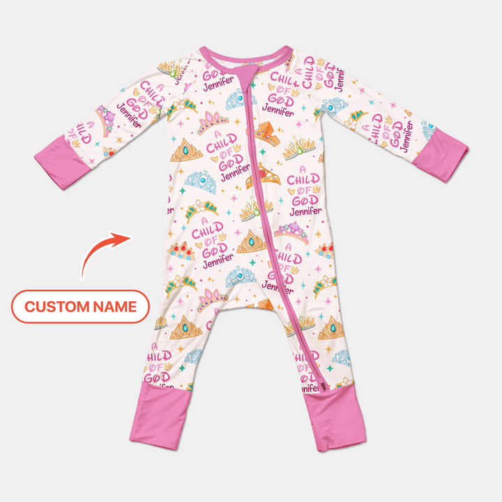 Princess A Child Of God Custom Name Convertible Zippy