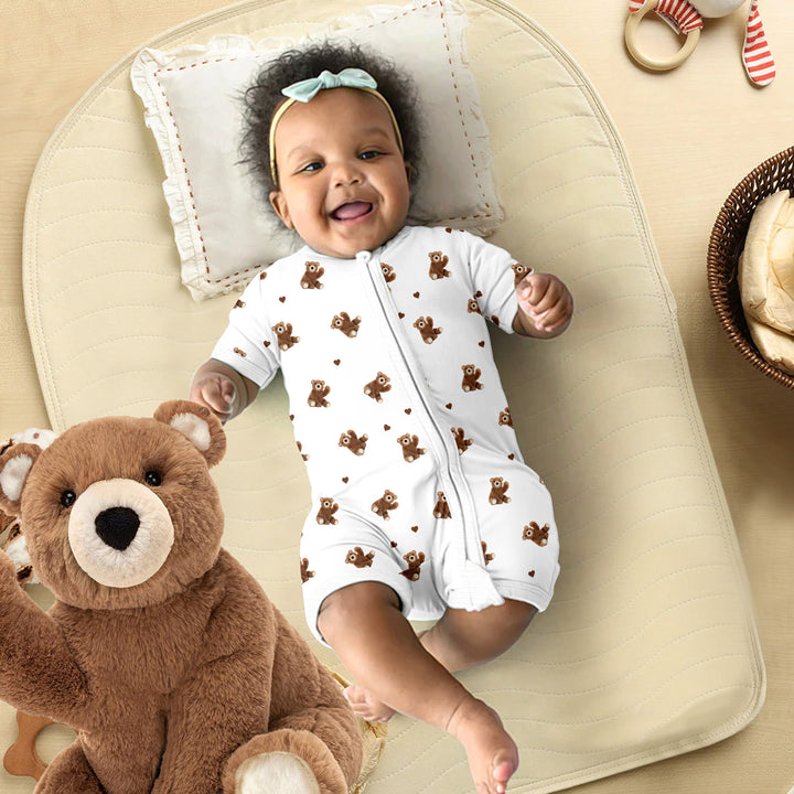 Wally Teddy Bear Bamboo Shorty Zippy