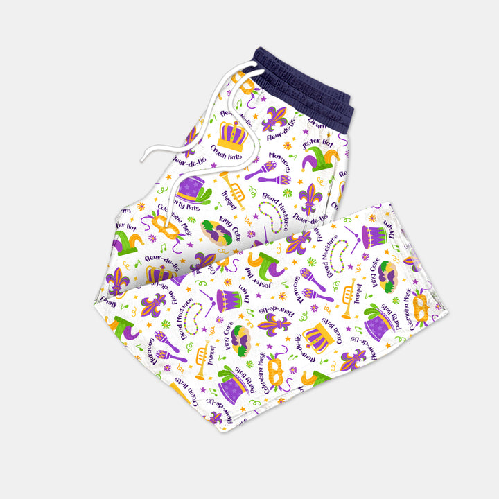 Mardi Gras Family Matching Men's Pajama Set