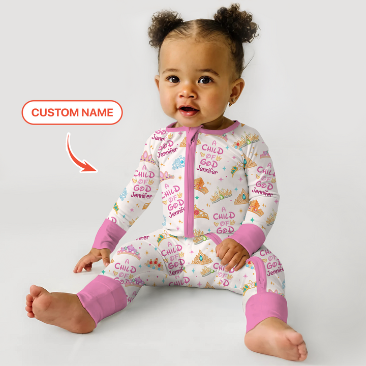 Princess A Child Of God Custom Name Convertible Zippy