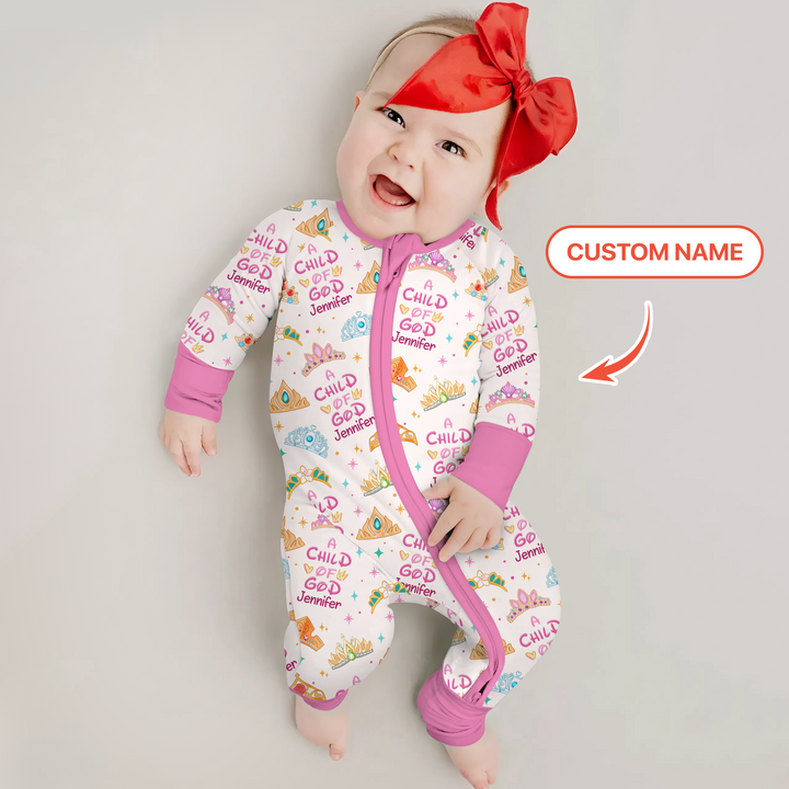 Princess A Child Of God Custom Name Convertible Zippy