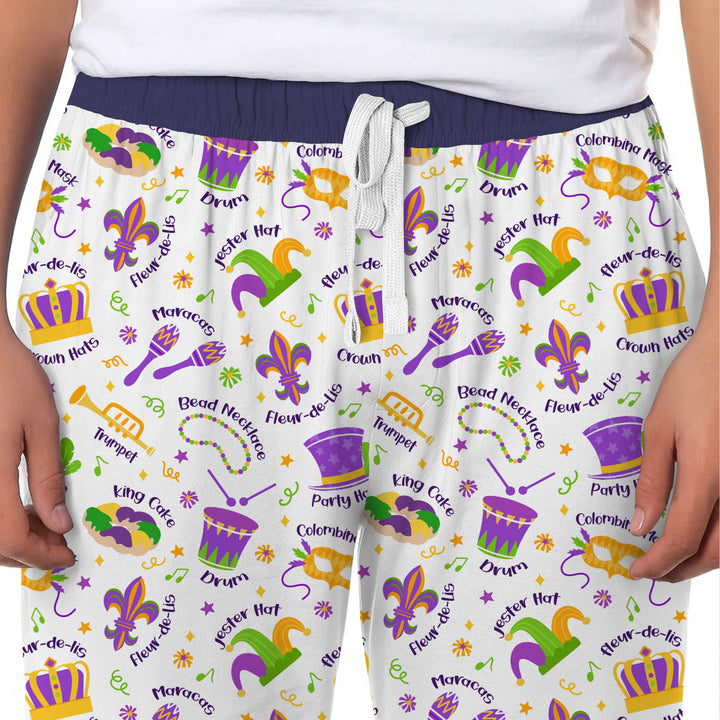 Mardi Gras Family Matching Men's Pajama Set
