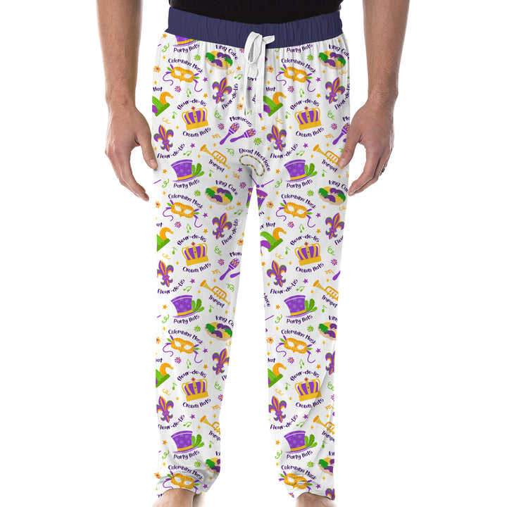 Mardi Gras Family Matching Men's Pajama Set
