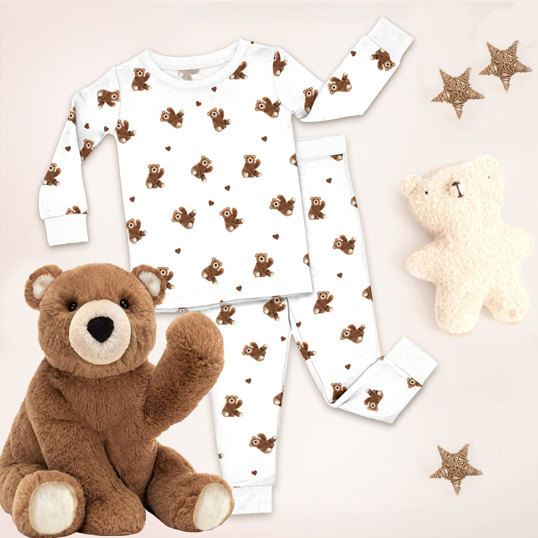 Wally Teddy Bear Bamboo Pajama for Baby
