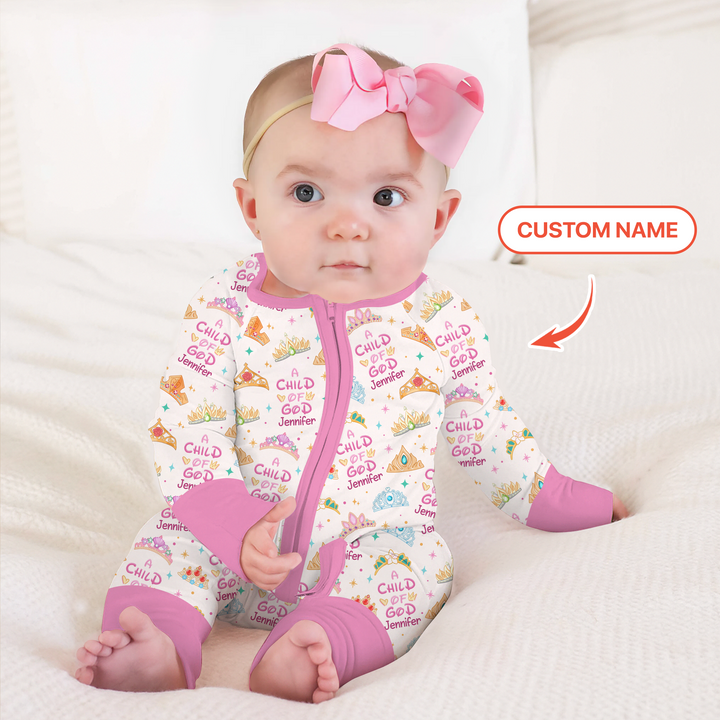 Princess A Child Of God Custom Name Convertible Zippy