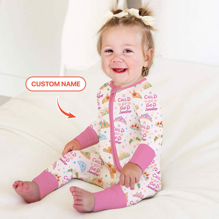 Princess A Child Of God Custom Name Convertible Zippy