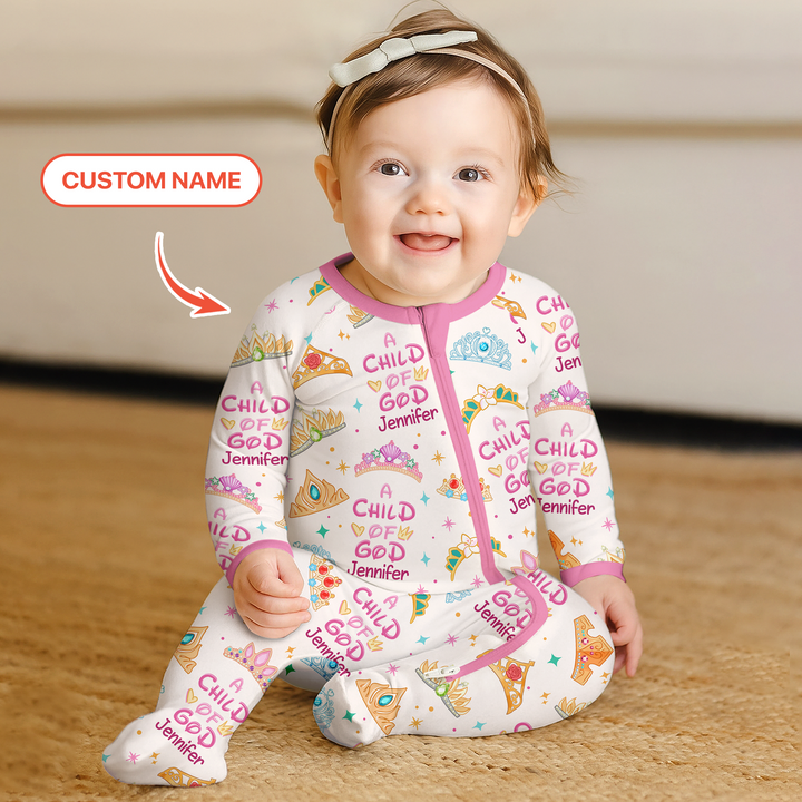 Princess A Child Of God Custom Name Convertible Zippy