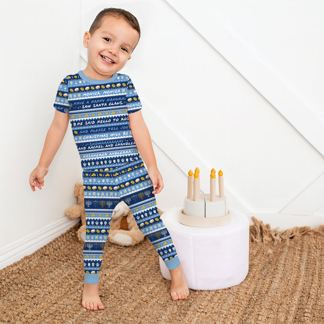 Zweiteiliges, kurzärmliges Pyjama-Set mit Marienkäfern