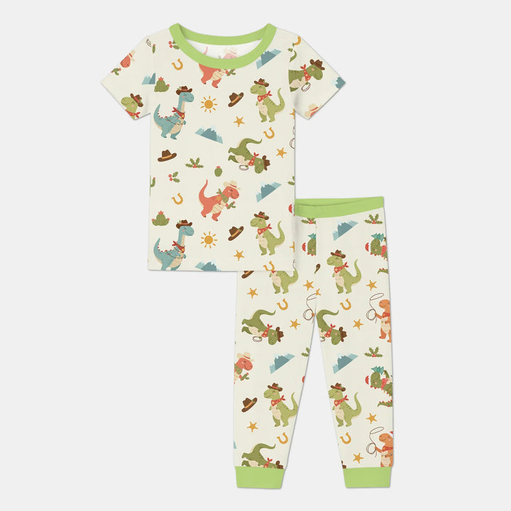 Zweiteiliges, kurzärmliges Pyjama-Set mit Marienkäfern