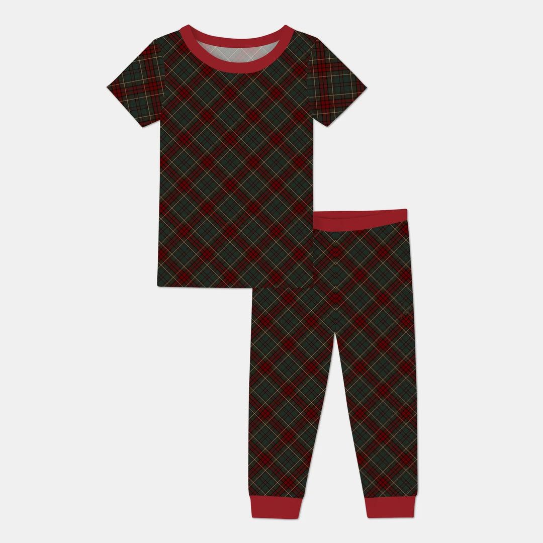 Zweiteiliges, kurzärmliges Pyjama-Set mit Marienkäfern