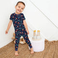 Zweiteiliges, kurzärmliges Pyjama-Set mit Marienkäfern