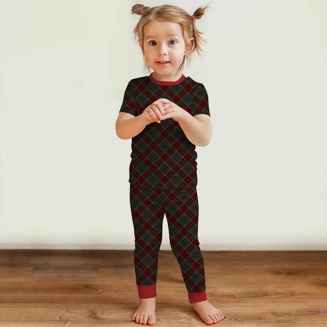 Zweiteiliges, kurzärmliges Pyjama-Set mit Marienkäfern