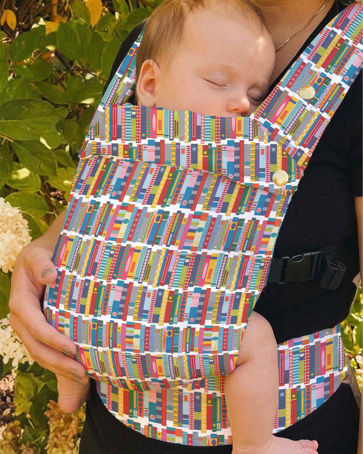 Rainbow Bookshelf Baby Carrier