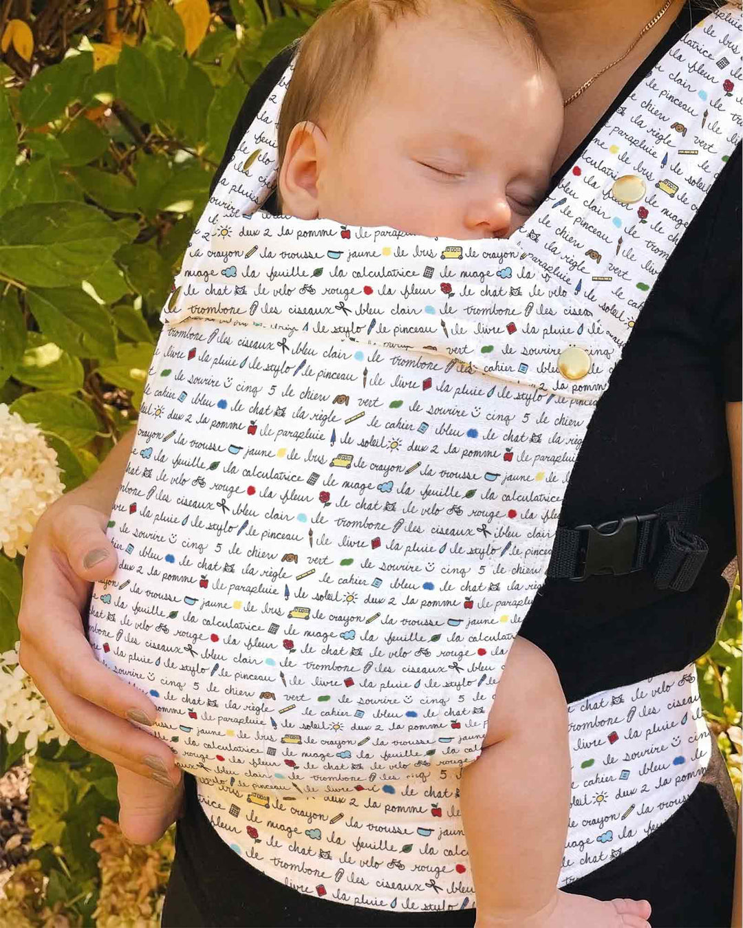 Plantilla de mochila portabebés