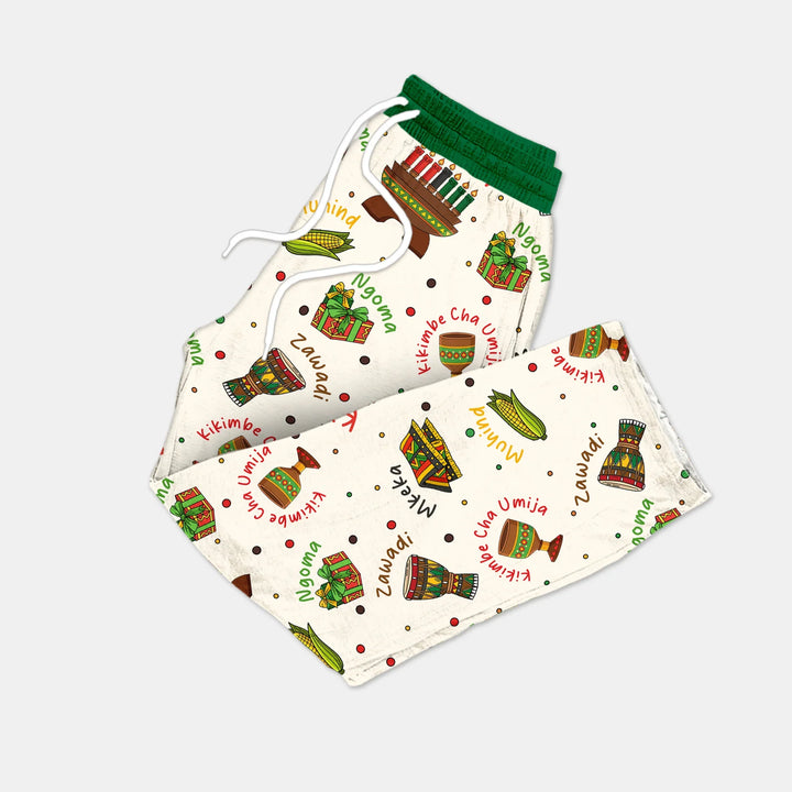 Happy Kwanzaa Family Matching  Men's Pajama Set