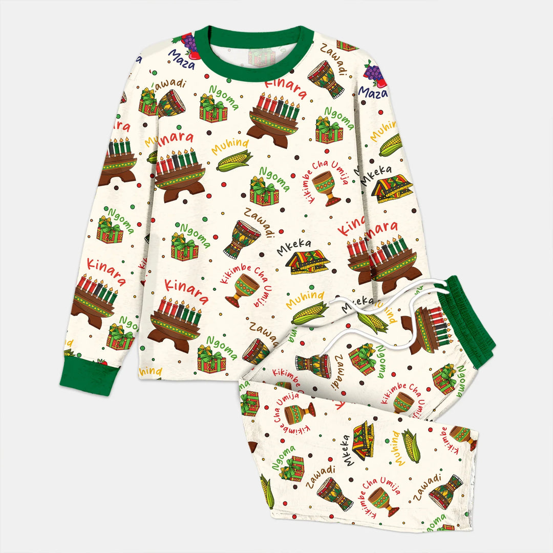 Happy Kwanzaa Family Matching  Men's Pajama Set