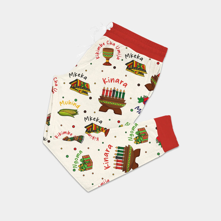 Happy Kwanzaa Family Matching Custom Women Pajama Set