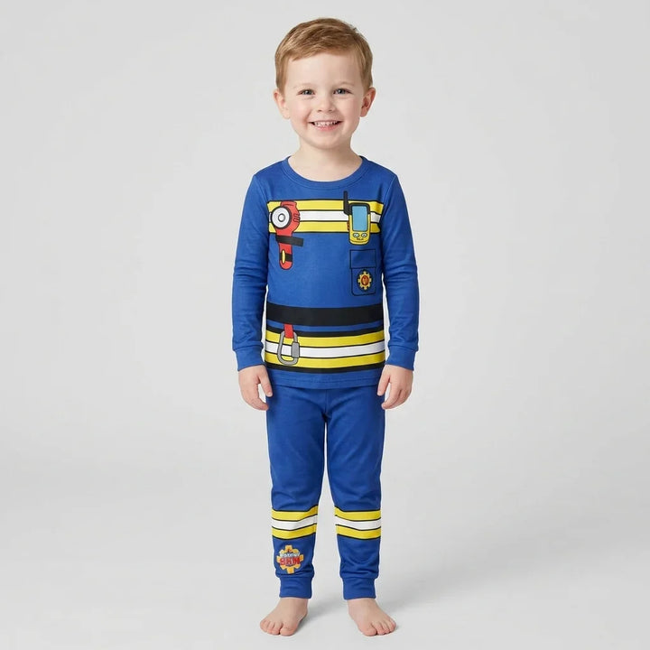 Conjunto de pijama de dos piezas de bambú con mangas largas, plantilla PERSONALIZADA