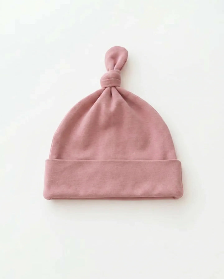 Solid Color Bamboo Knotted Hat