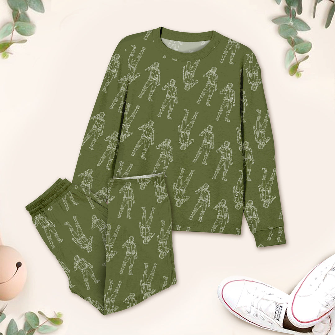 Green Robot Bamboo Outfit for Kids – Fun and Energetic