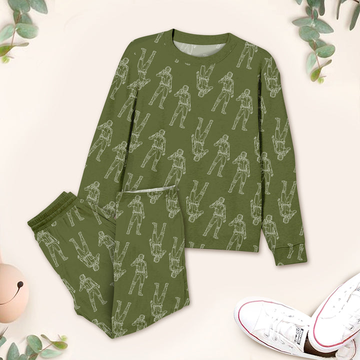 Green Robot Bamboo Outfit for Kids – Fun and Energetic