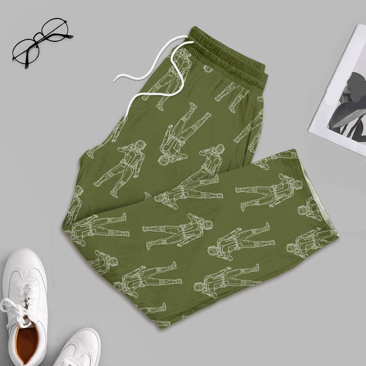 Green Robot Bamboo Outfit for Men – Cool and Comfortable