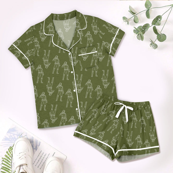 Green Robot Bamboo Outfit for Kids – Fun and Energetic