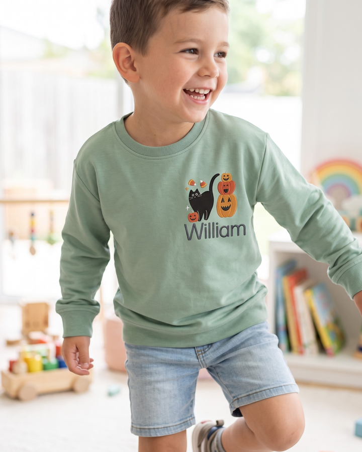 Sweatshirt mit Rundhalsausschnitt aus Bambusfaser