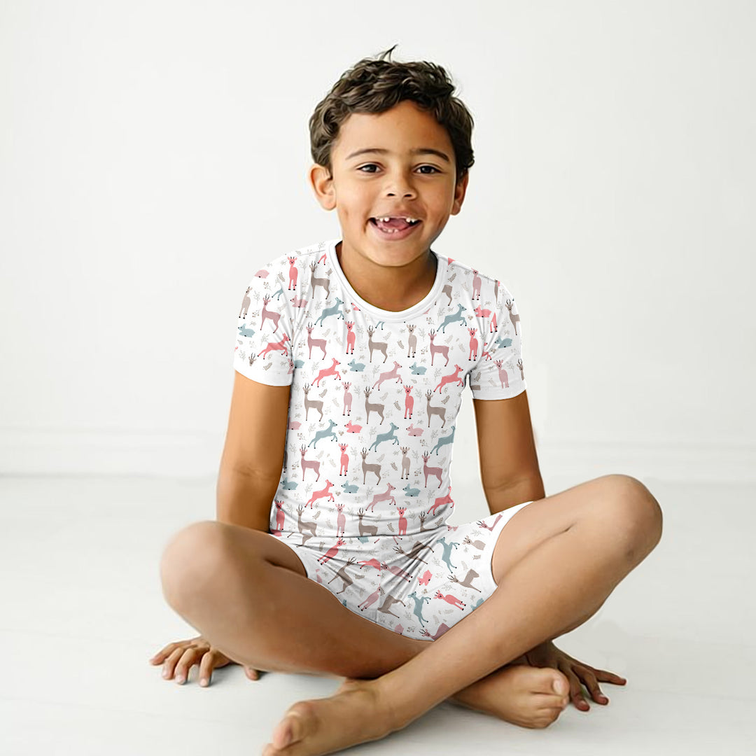 Colorful Deer Bamboo Outfit for Kids – Vibrant and Comfortable
