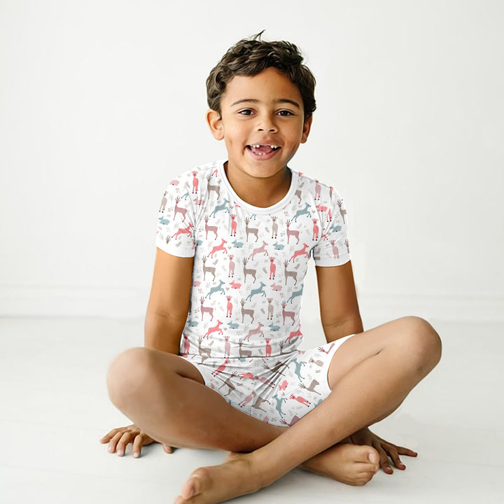 Colorful Deer Bamboo Outfit for Kids – Vibrant and Comfortable