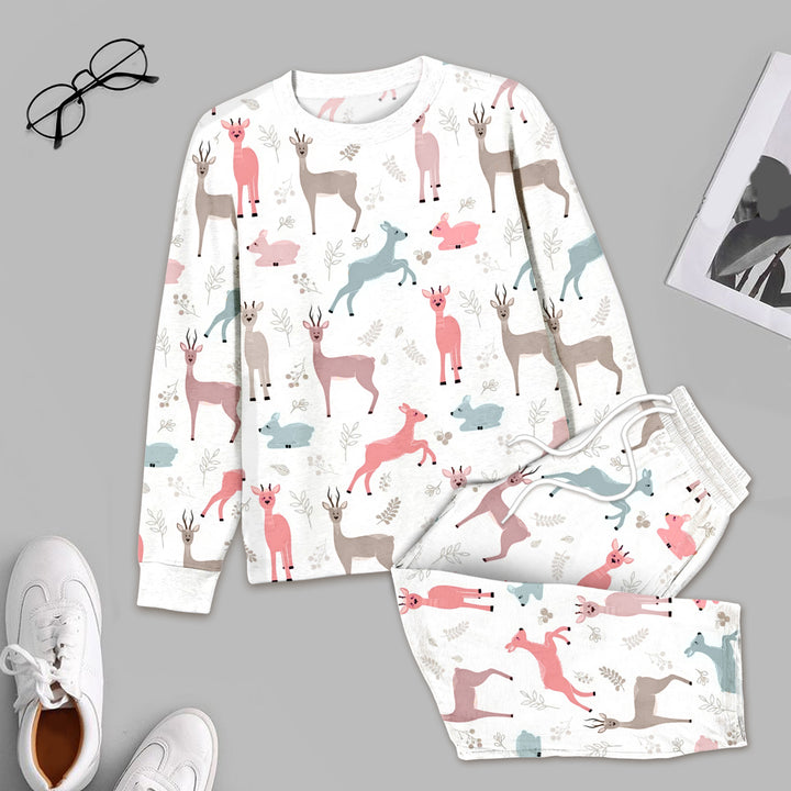 Colorful Deer Bamboo Outfit for Men – Bold and Laid-back