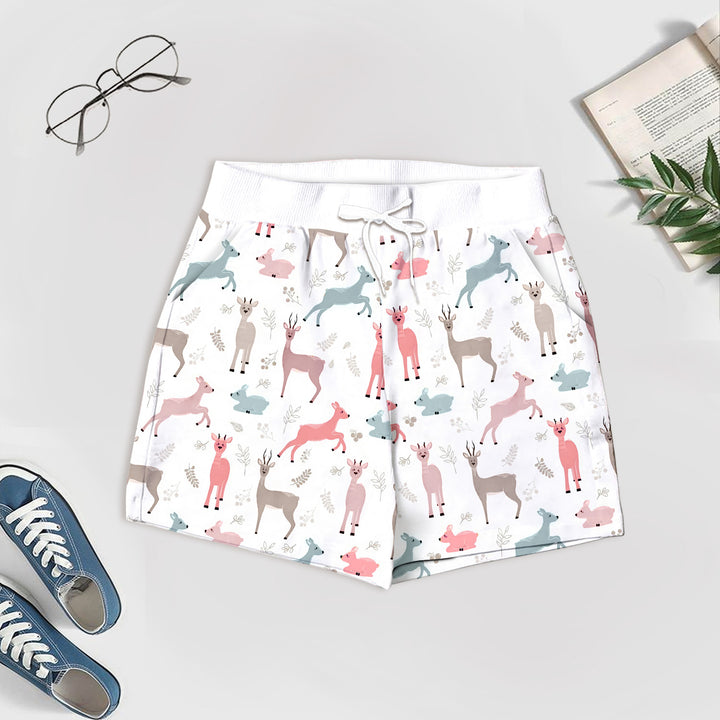 Colorful Deer Bamboo Outfit for Men – Bold and Laid-back