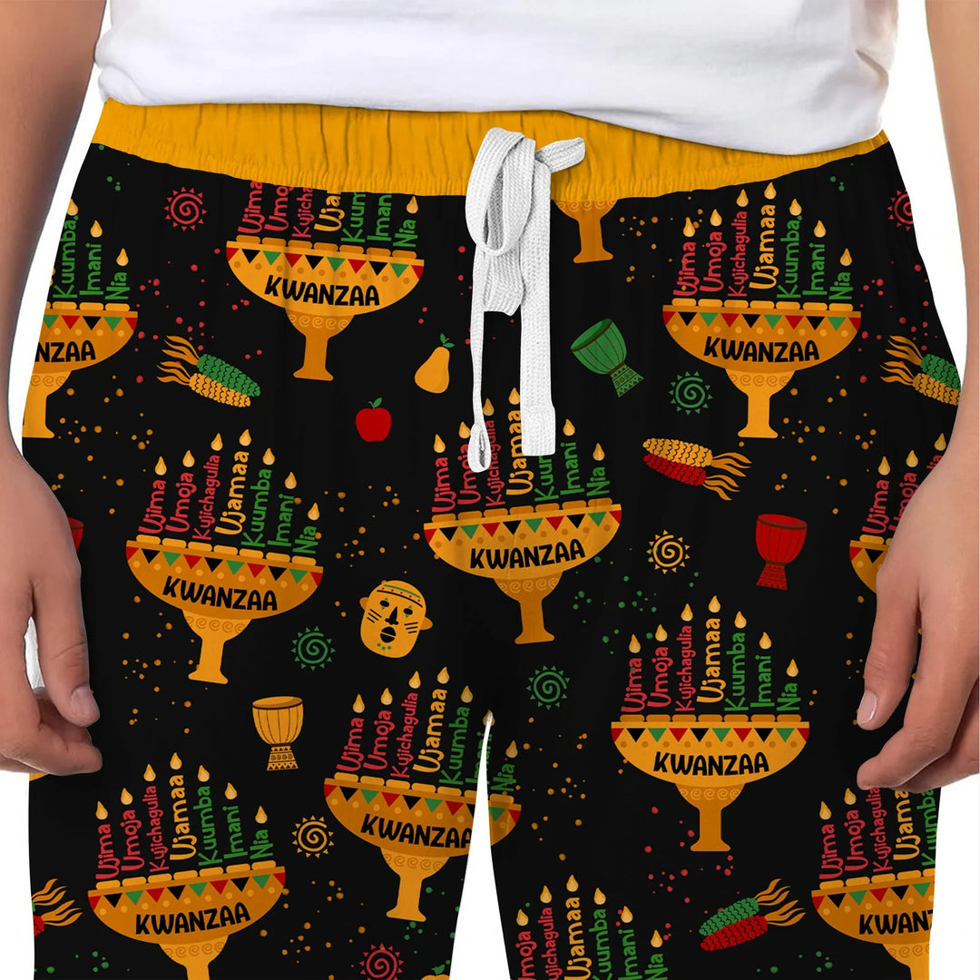 Happy Kwanzaa Men's Pajama Set