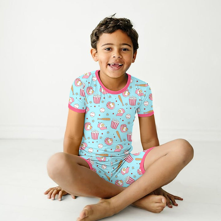 Blue Sport Bamboo Outfit for Kids – Active and Cool