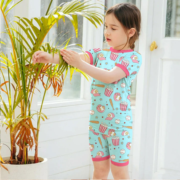 Blue Sport Bamboo Outfit for Kids – Active and Cool